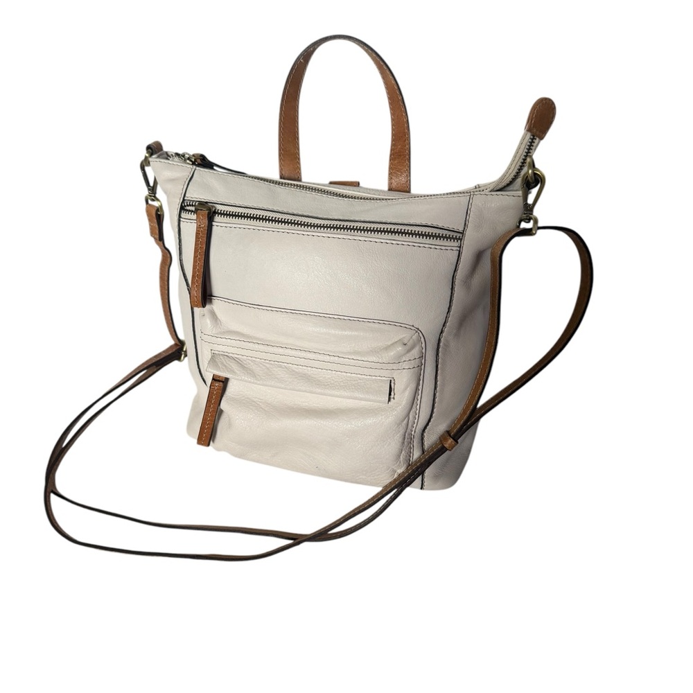 Leather crossbody / backpack convertible bag (BG)
